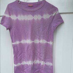 J. Crew Cashmere Tie-Dye Short Sleeve Tee
